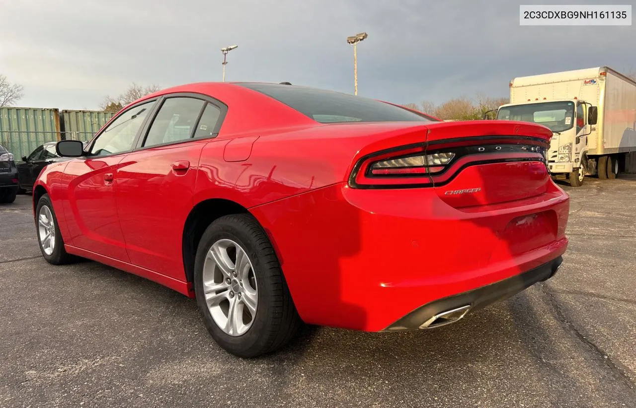 2022 Dodge Charger Sxt VIN: 2C3CDXBG9NH161135 Lot: 80983224