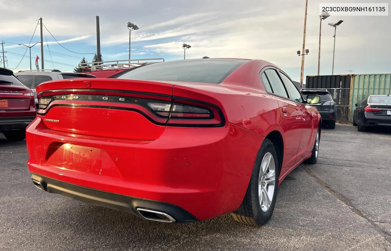 2022 Dodge Charger Sxt VIN: 2C3CDXBG9NH161135 Lot: 80983224