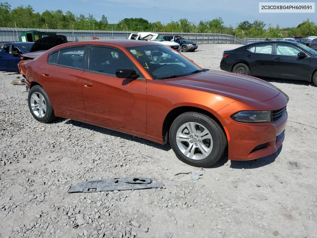 2023 Dodge Charger Sxt VIN: 2C3CDXBG4PH609591 Lot: 51017804