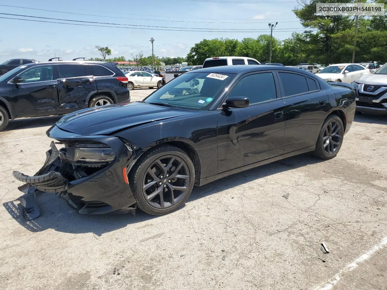 2023 Dodge Charger Sxt VIN: 2C3CDXBG3PH548198 Lot: 56284434