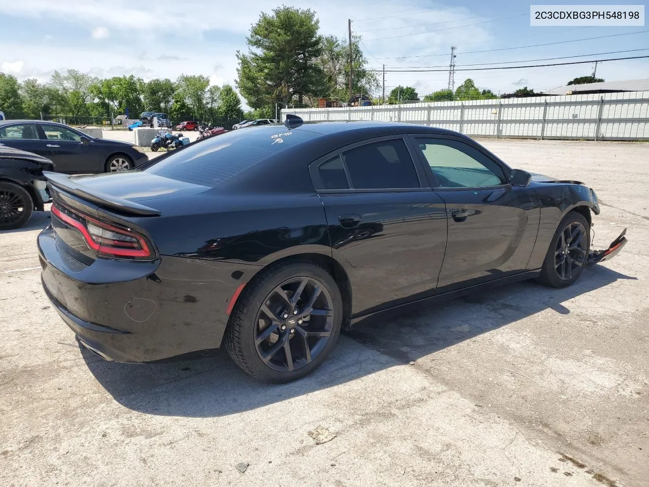 2023 Dodge Charger Sxt VIN: 2C3CDXBG3PH548198 Lot: 56284434