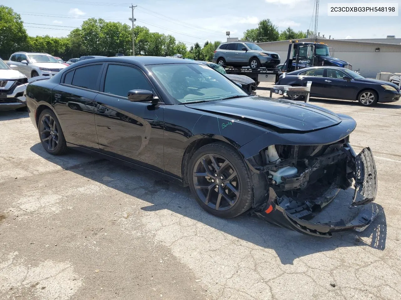 2023 Dodge Charger Sxt VIN: 2C3CDXBG3PH548198 Lot: 56284434