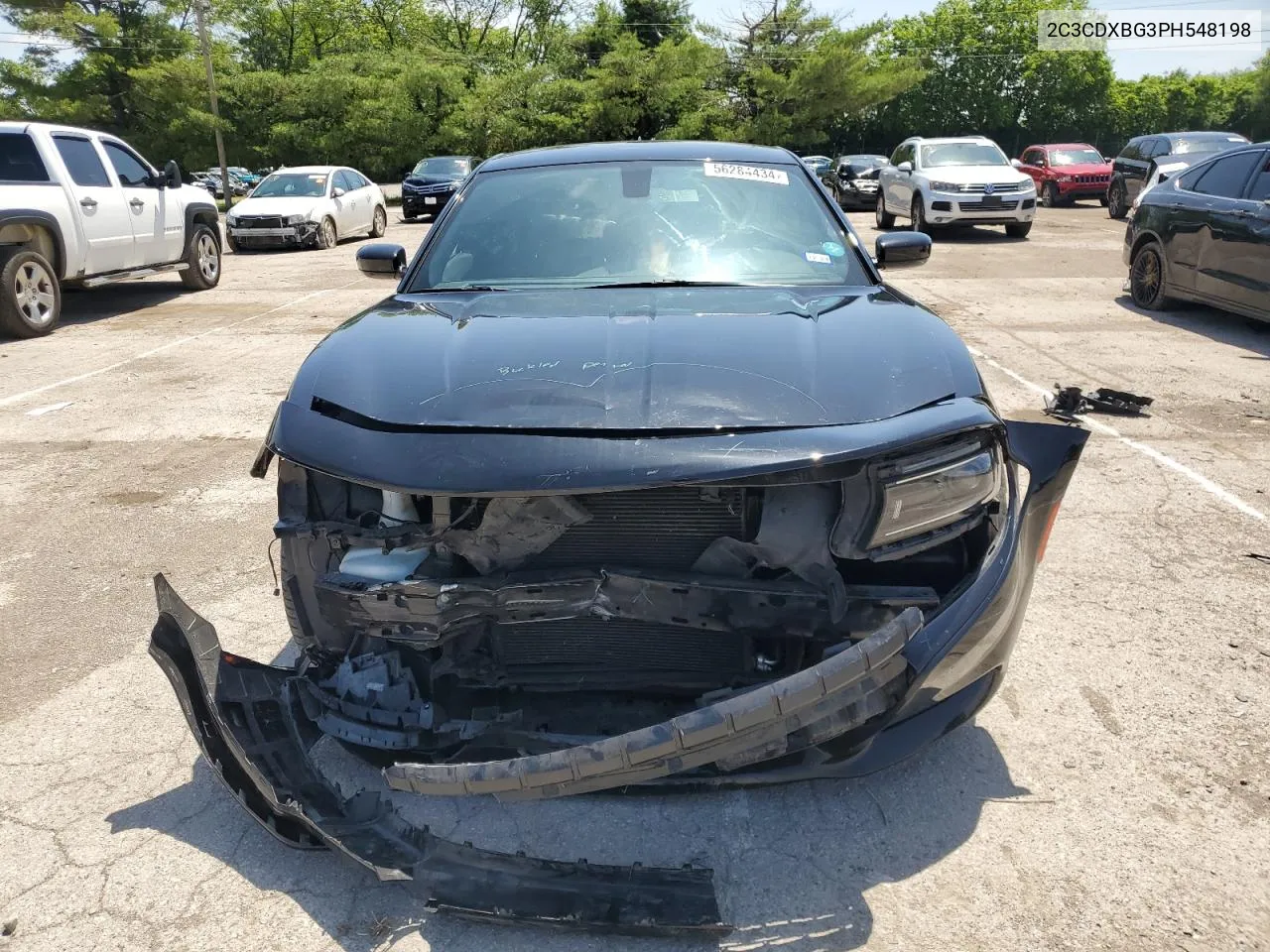 2023 Dodge Charger Sxt VIN: 2C3CDXBG3PH548198 Lot: 56284434