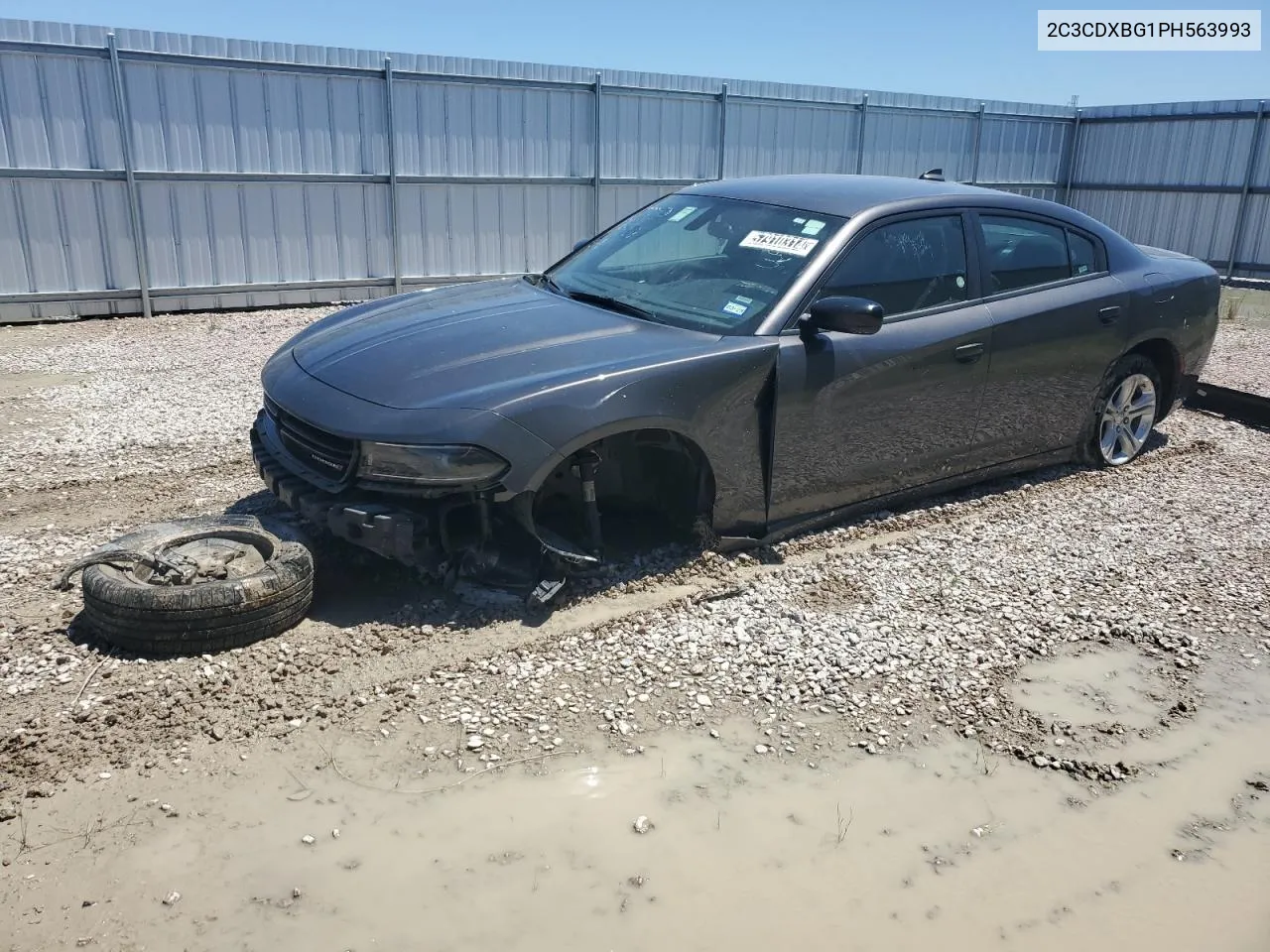 2023 Dodge Charger Sxt VIN: 2C3CDXBG1PH563993 Lot: 57910314