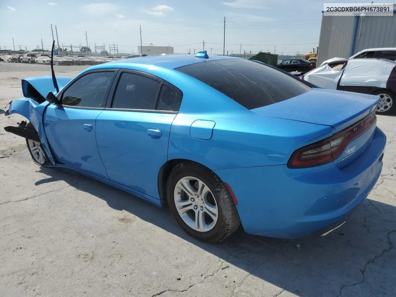 2023 Dodge Charger Sxt VIN: 2C3CDXBG6PH673891 Lot: 59251514