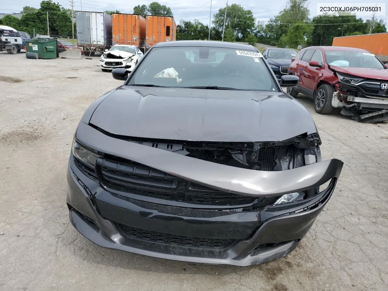 2023 Dodge Charger Sxt VIN: 2C3CDXJG6PH705031 Lot: 59543594