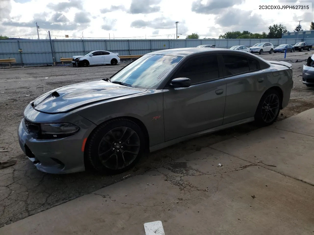 2023 Dodge Charger Scat Pack VIN: 2C3CDXGJ9PH627315 Lot: 60026024