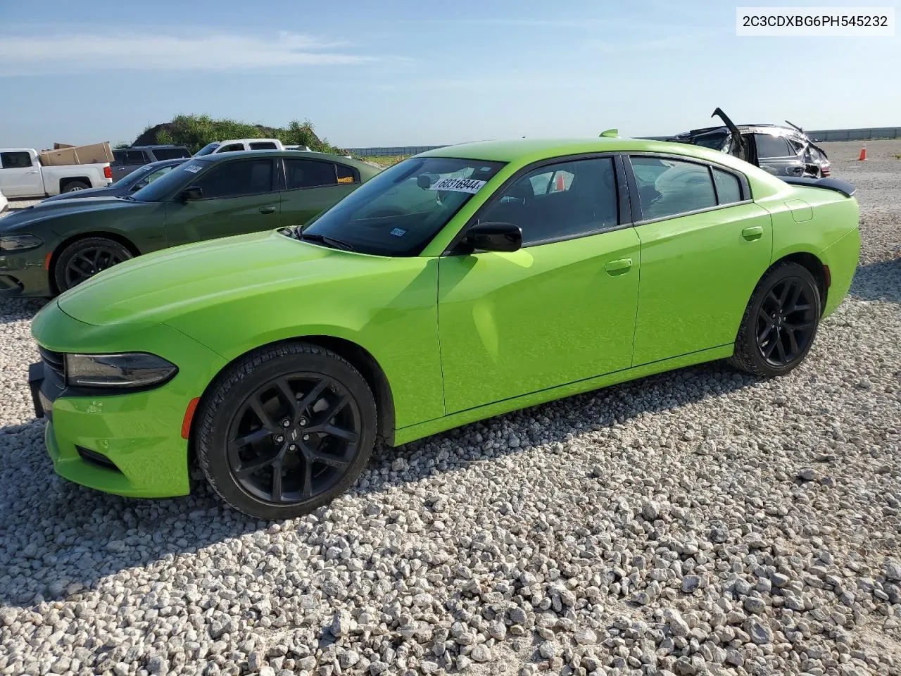 2023 Dodge Charger Sxt VIN: 2C3CDXBG6PH545232 Lot: 60316944