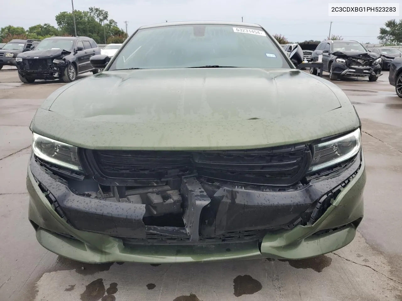 2023 Dodge Charger Sxt VIN: 2C3CDXBG1PH523283 Lot: 63231454