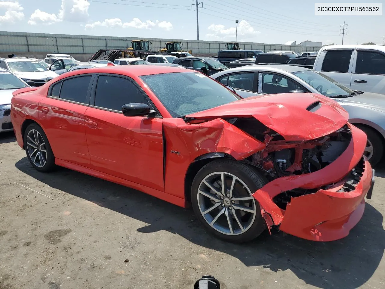 2023 Dodge Charger R/T VIN: 2C3CDXCT2PH563562 Lot: 63387364