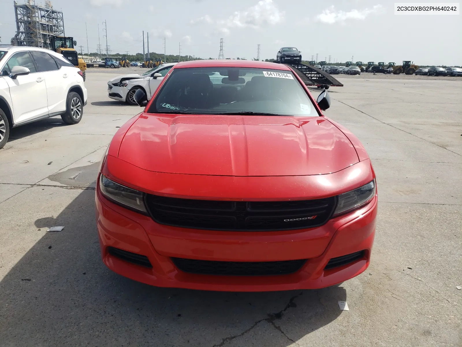 2023 Dodge Charger Sxt VIN: 2C3CDXBG2PH640242 Lot: 64178704