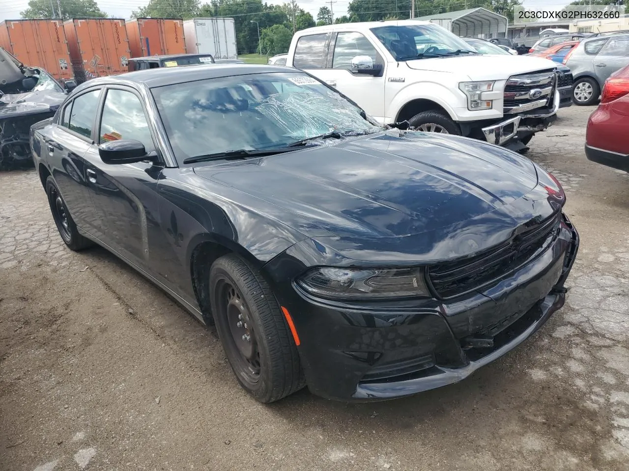 2023 Dodge Charger Police VIN: 2C3CDXKG2PH632660 Lot: 65572664