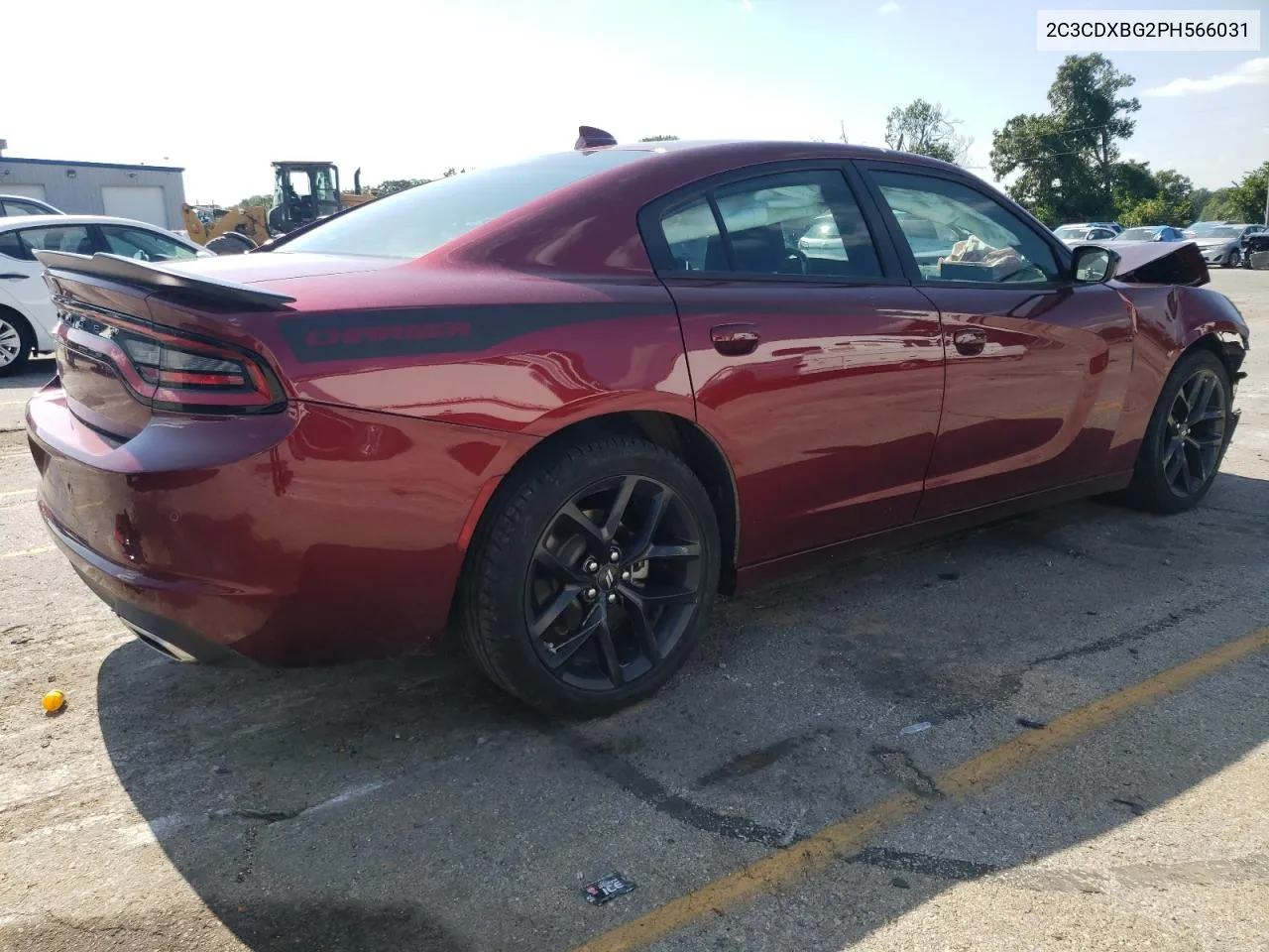 2023 Dodge Charger Sxt VIN: 2C3CDXBG2PH566031 Lot: 65750634