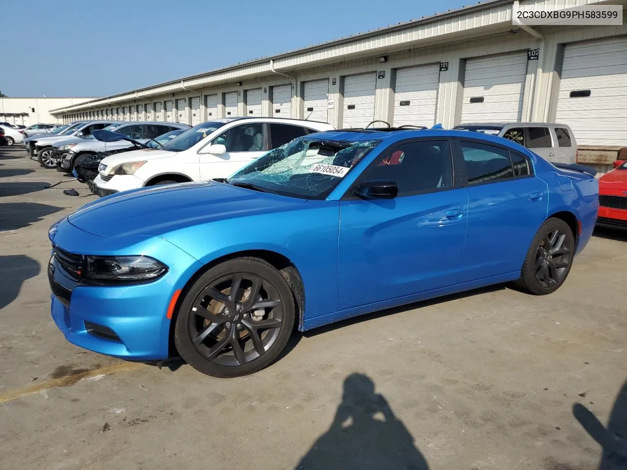 2023 Dodge Charger Sxt VIN: 2C3CDXBG9PH583599 Lot: 66105054