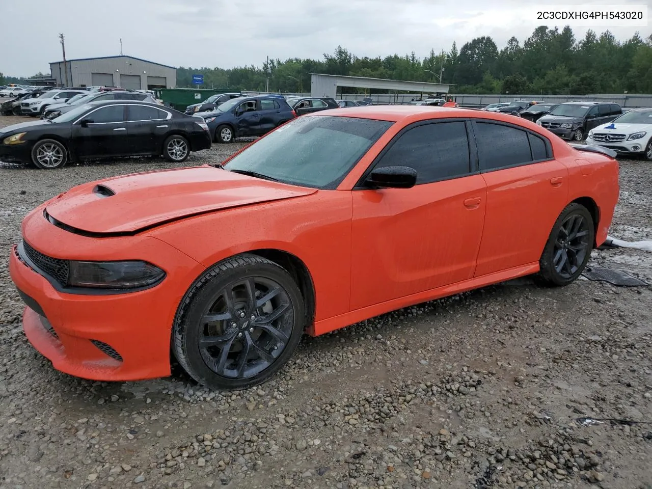 2023 Dodge Charger Gt VIN: 2C3CDXHG4PH543020 Lot: 67107764