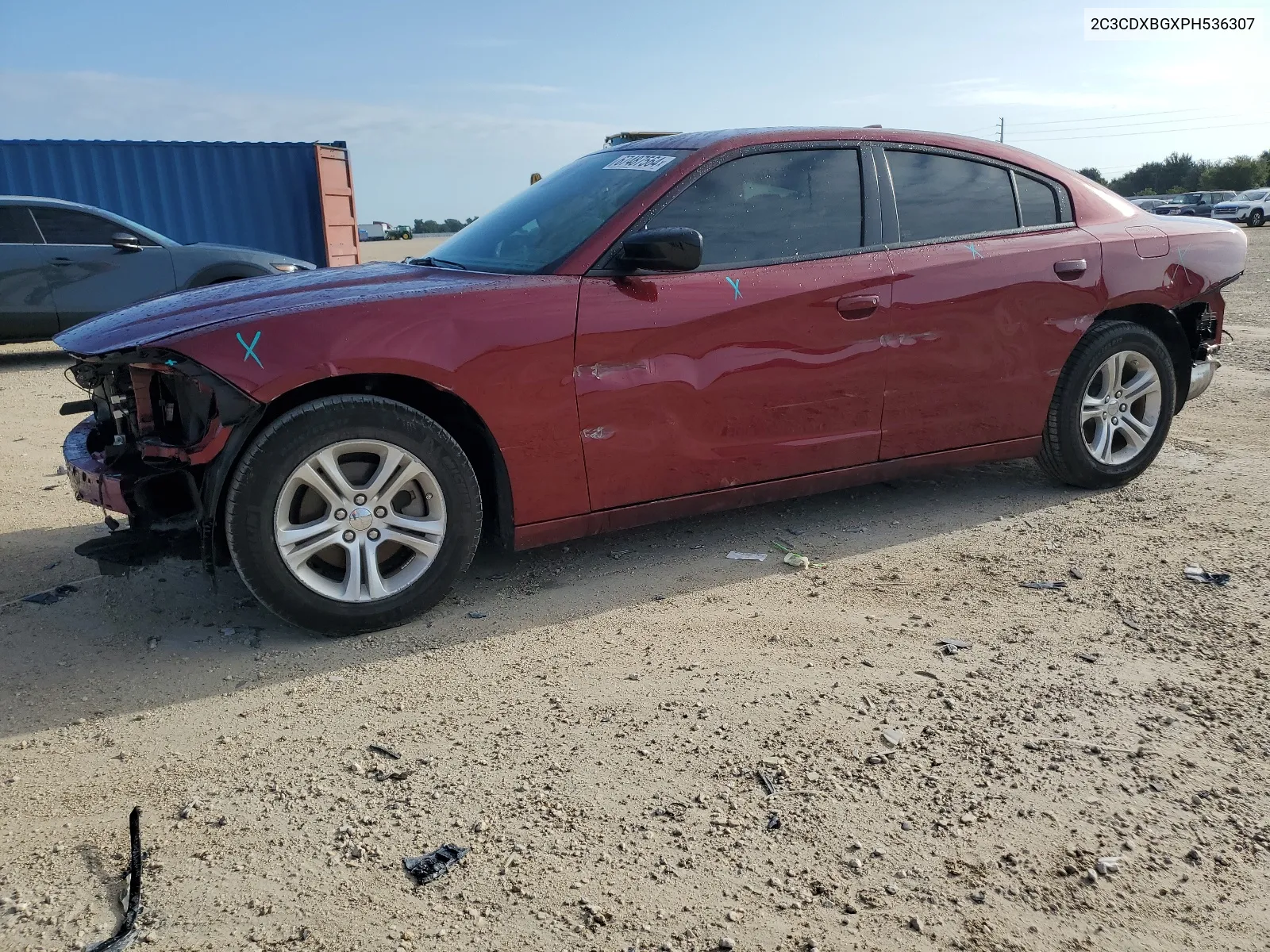 2023 Dodge Charger Sxt VIN: 2C3CDXBGXPH536307 Lot: 67487564