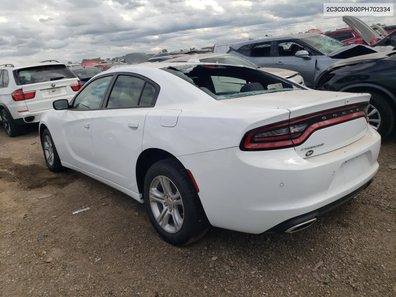 2023 Dodge Charger Sxt VIN: 2C3CDXBG0PH702334 Lot: 69928914