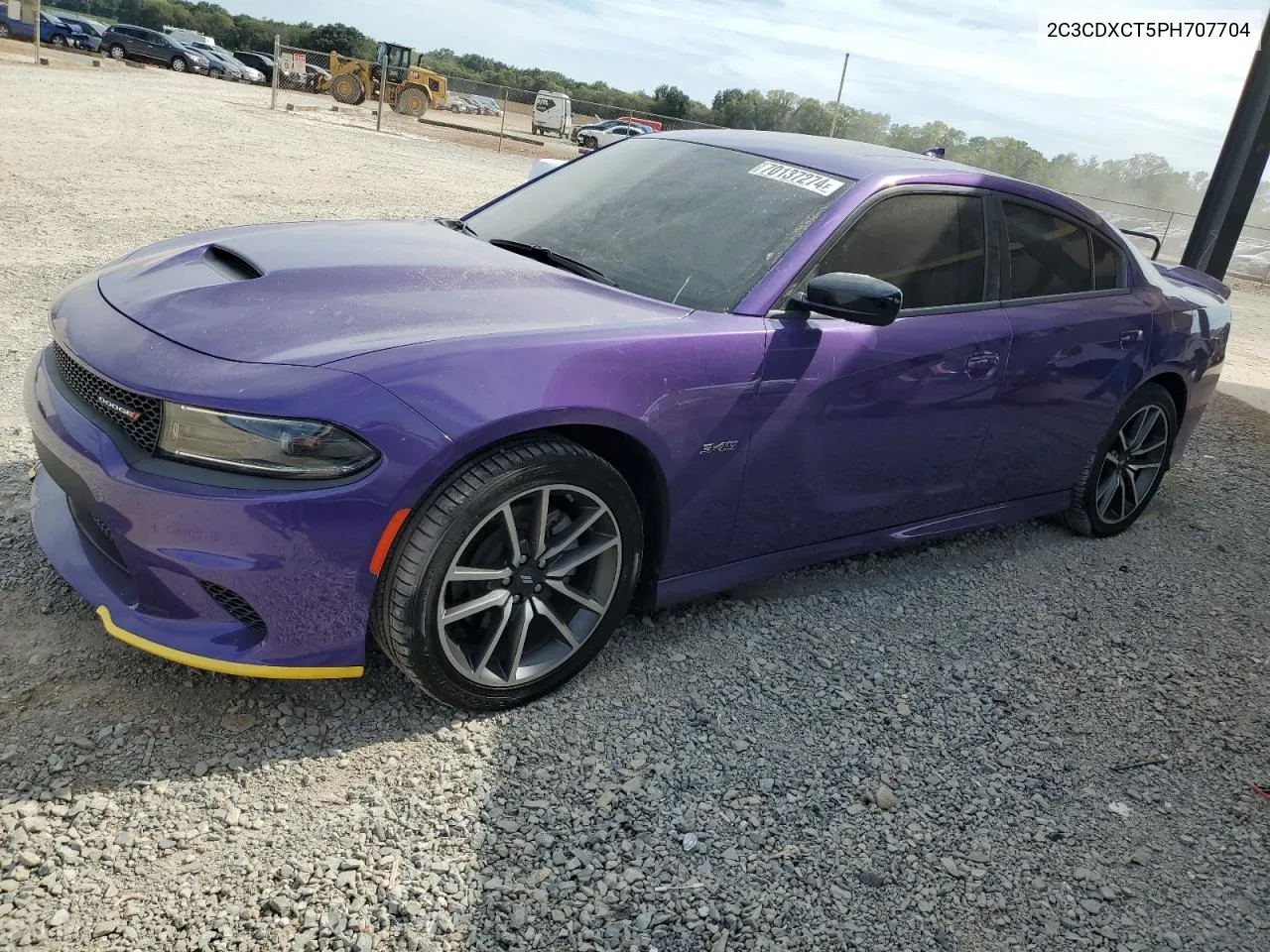 2023 Dodge Charger R/T VIN: 2C3CDXCT5PH707704 Lot: 70137274