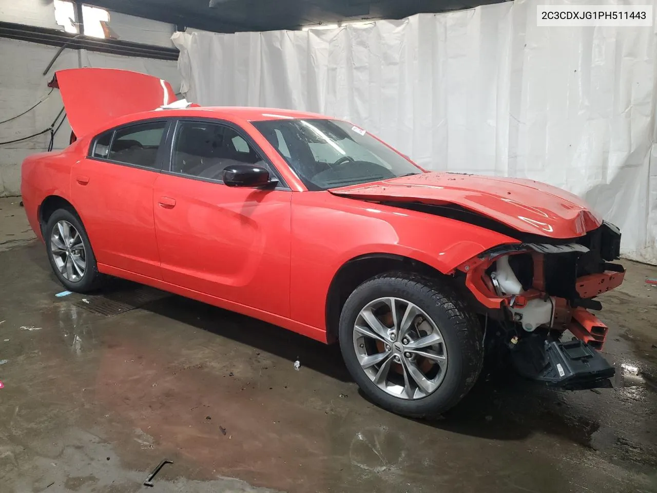 2023 Dodge Charger Sxt VIN: 2C3CDXJG1PH511443 Lot: 70303364