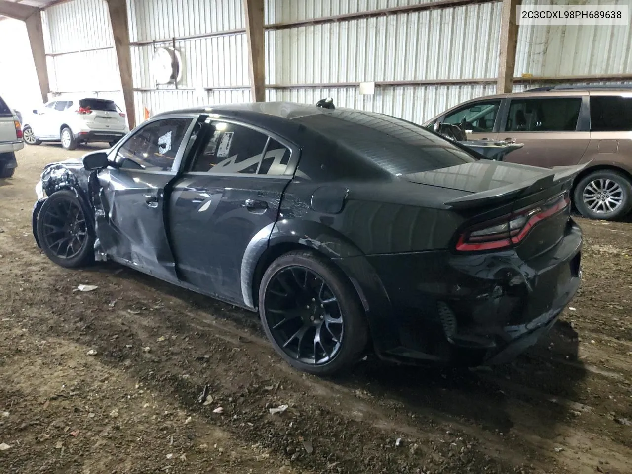 2023 Dodge Charger Srt Hellcat VIN: 2C3CDXL98PH689638 Lot: 70315374