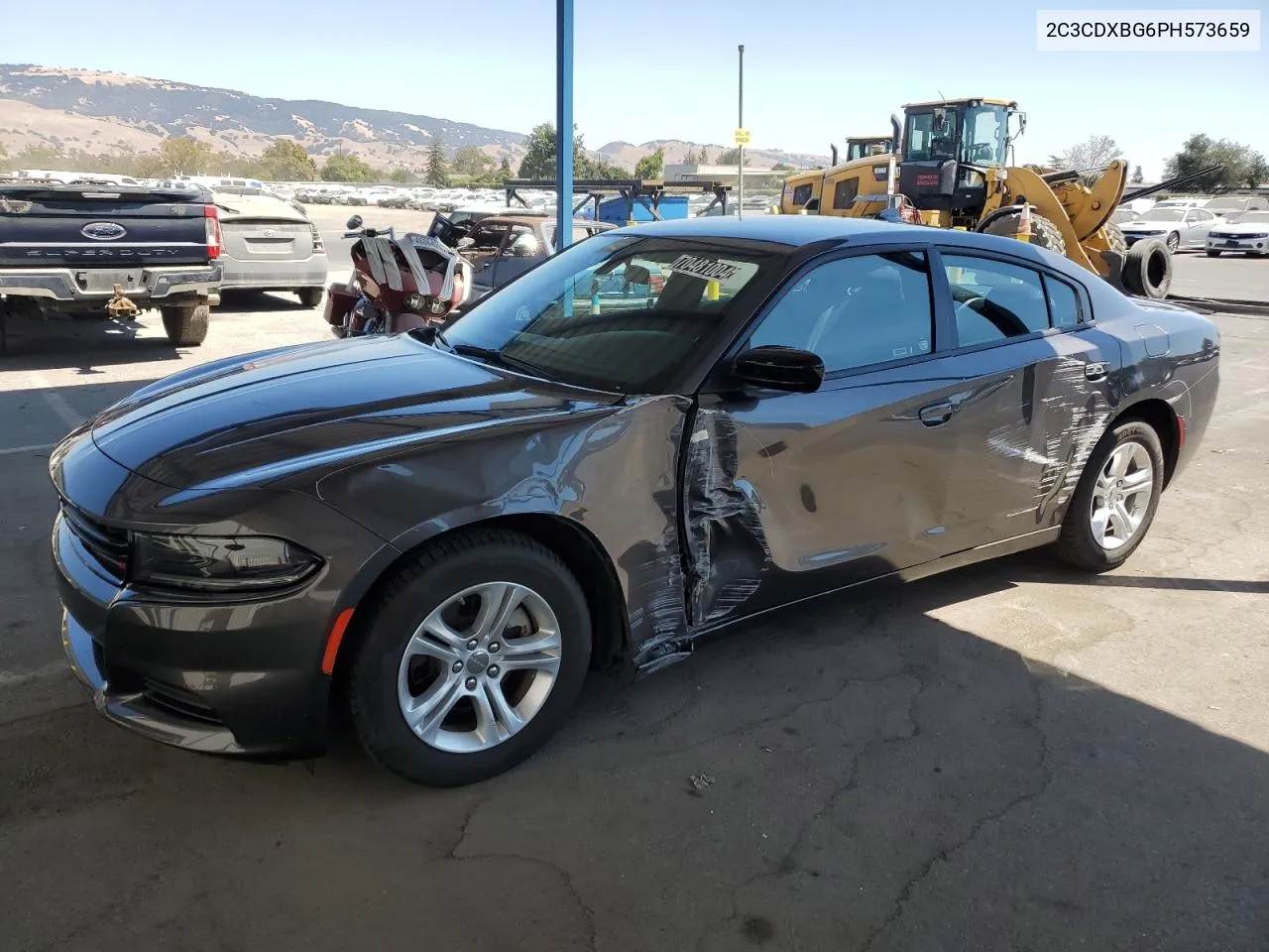 2023 Dodge Charger Sxt VIN: 2C3CDXBG6PH573659 Lot: 70481004