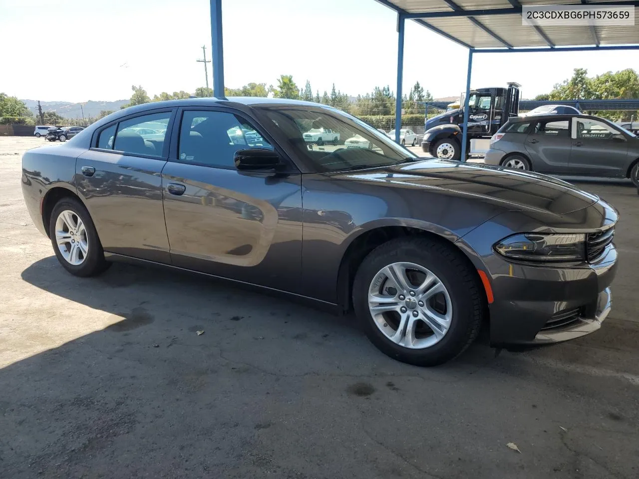 2023 Dodge Charger Sxt VIN: 2C3CDXBG6PH573659 Lot: 70481004