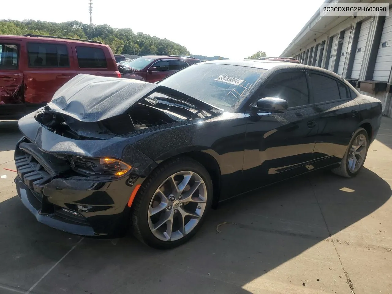 2023 Dodge Charger Sxt VIN: 2C3CDXBG2PH600890 Lot: 70569624