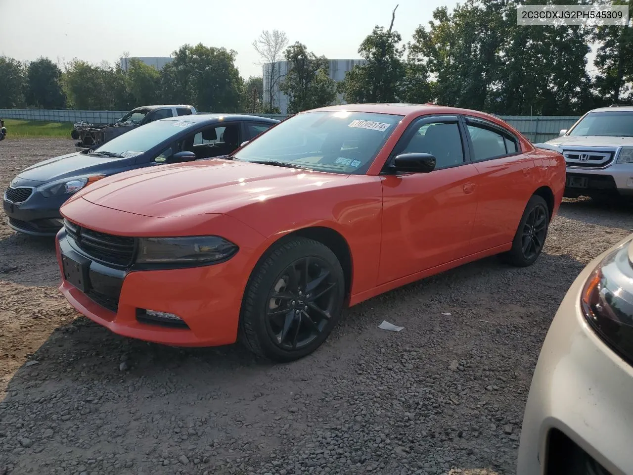 2023 Dodge Charger Sxt VIN: 2C3CDXJG2PH545309 Lot: 70709174