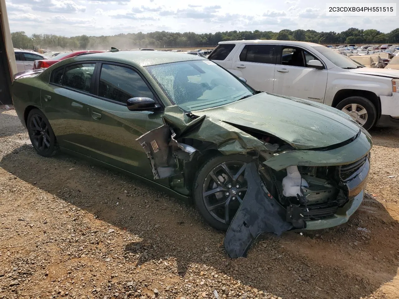 2023 Dodge Charger Sxt VIN: 2C3CDXBG4PH551515 Lot: 70767554