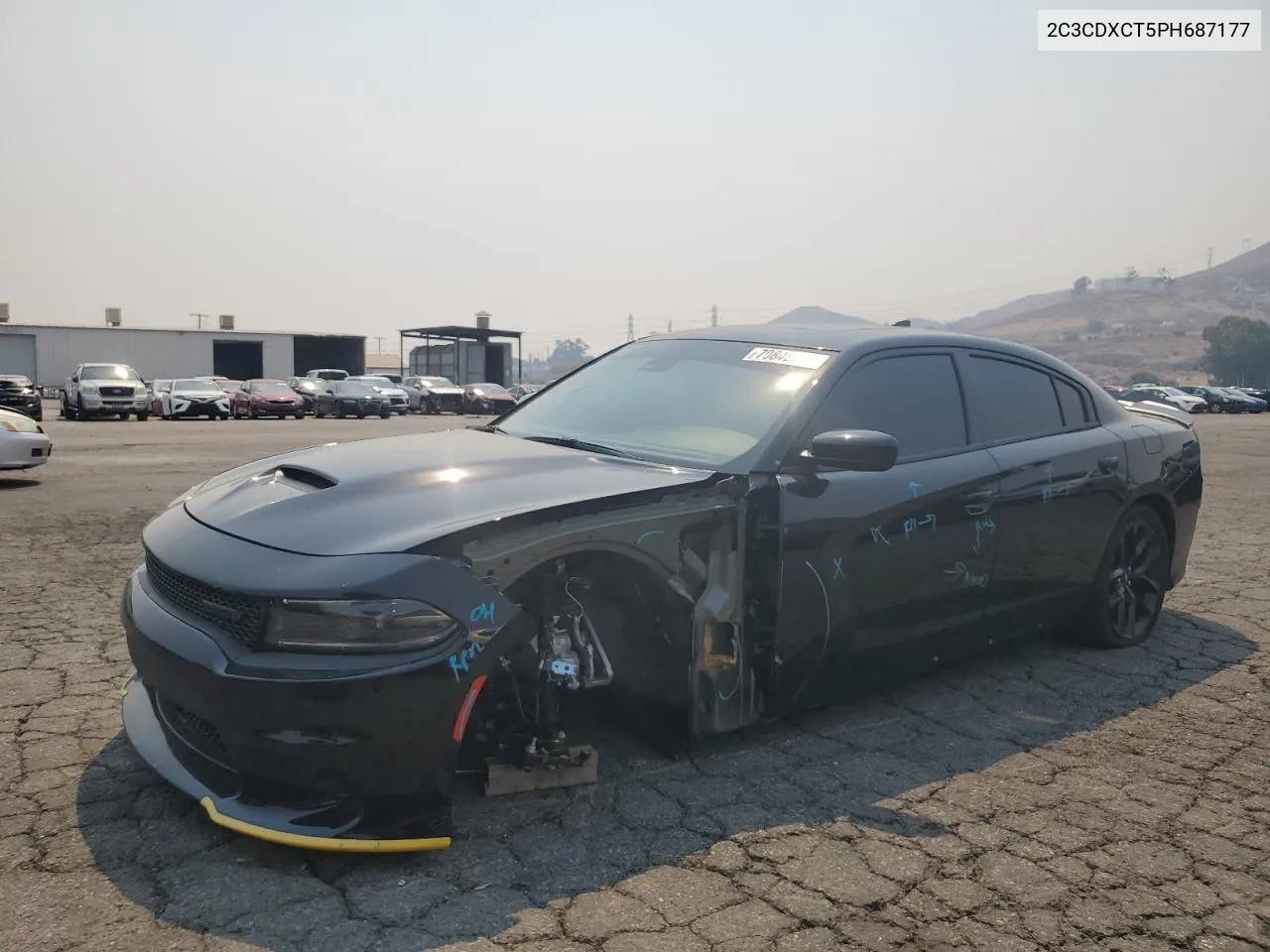 2023 Dodge Charger R/T VIN: 2C3CDXCT5PH687177 Lot: 70848064