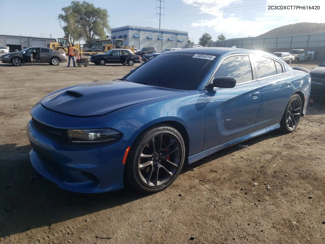 2023 Dodge Charger R/T VIN: 2C3CDXCT7PH616420 Lot: 70854314