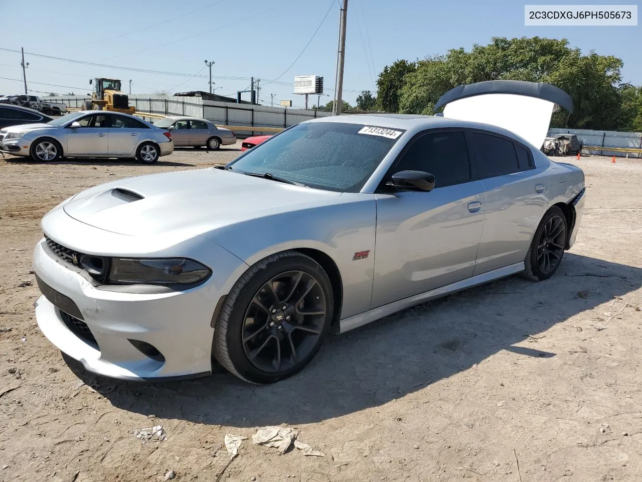 2023 Dodge Charger Scat Pack VIN: 2C3CDXGJ6PH505673 Lot: 71313244