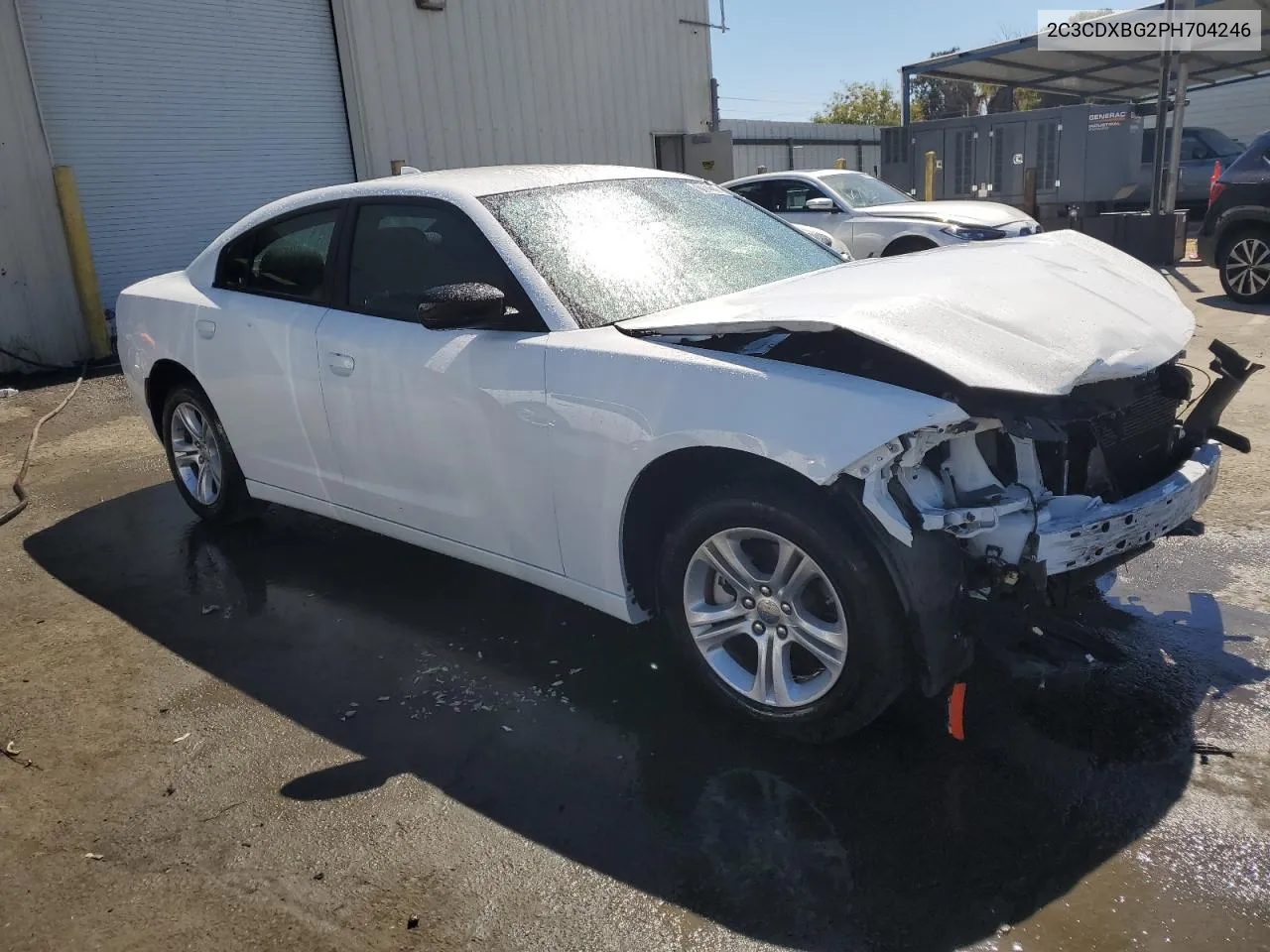 2023 Dodge Charger Sxt VIN: 2C3CDXBG2PH704246 Lot: 71627274