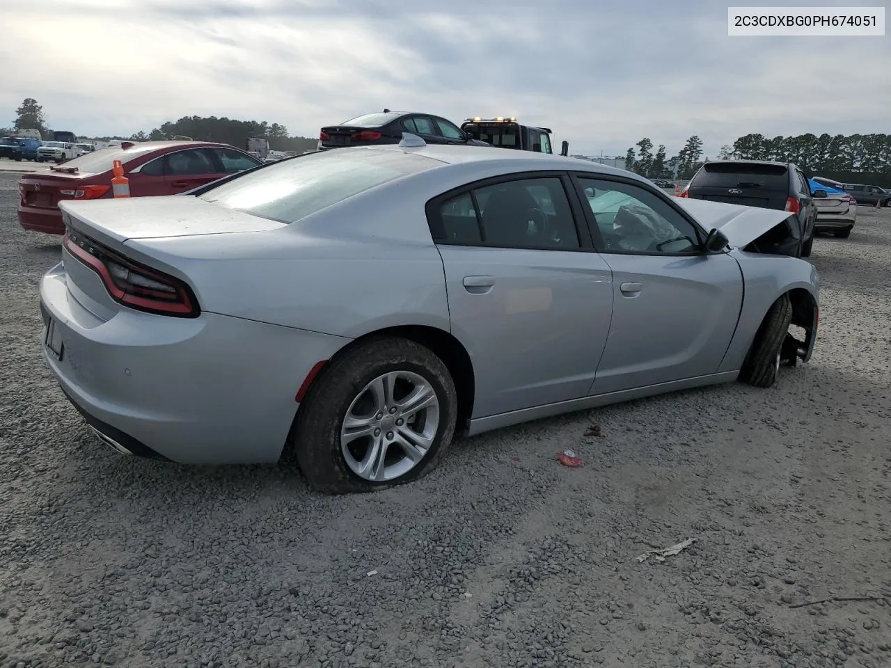 2023 Dodge Charger Sxt VIN: 2C3CDXBG0PH674051 Lot: 71958564