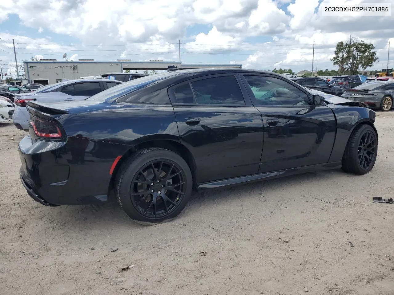 2023 Dodge Charger Gt VIN: 2C3CDXHG2PH701886 Lot: 72838814