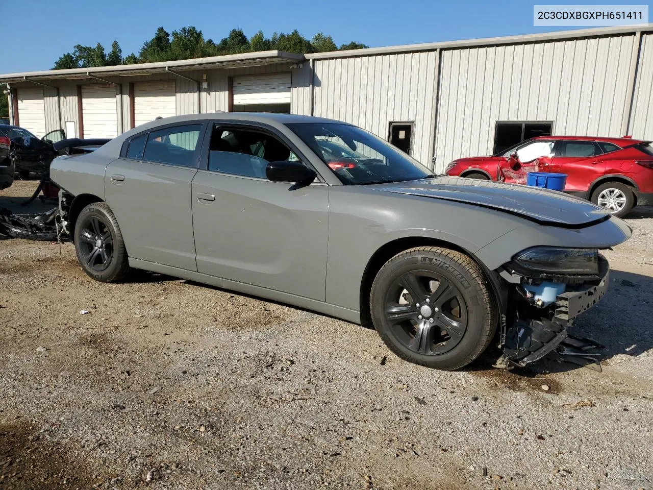 2023 Dodge Charger Sxt VIN: 2C3CDXBGXPH651411 Lot: 73111984