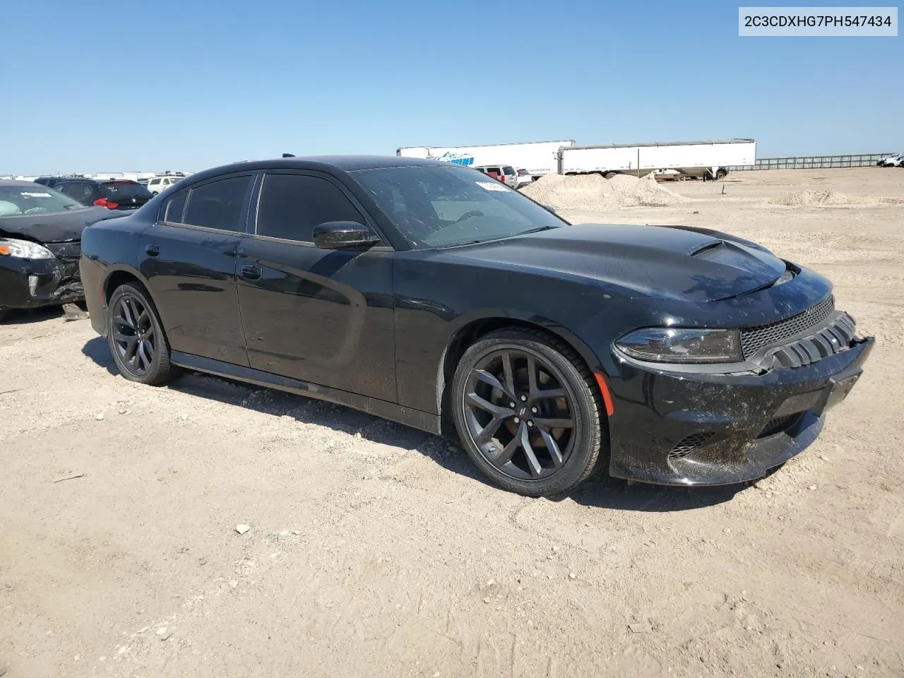 2023 Dodge Charger Gt VIN: 2C3CDXHG7PH547434 Lot: 73524494