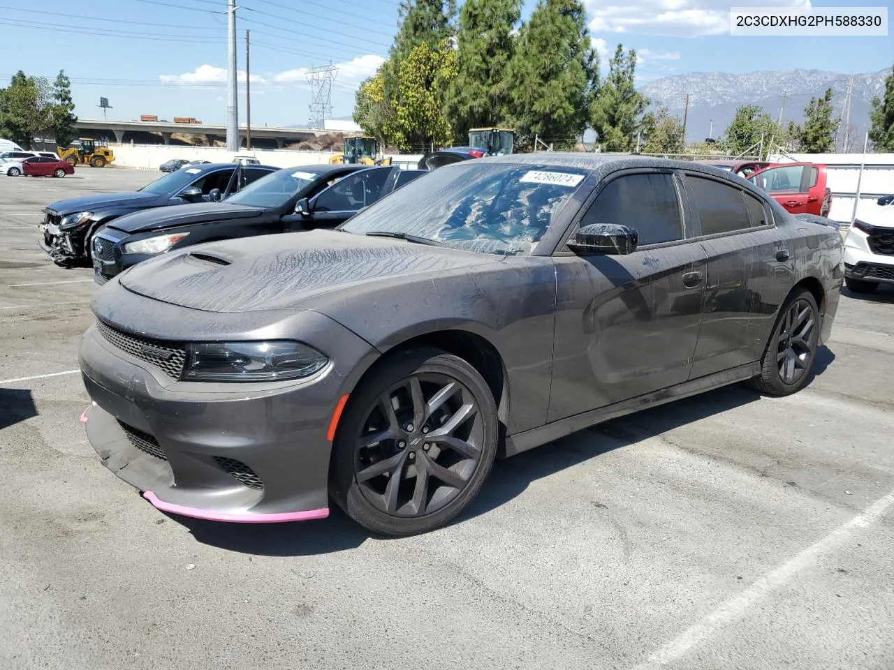 2023 Dodge Charger Gt VIN: 2C3CDXHG2PH588330 Lot: 74286024