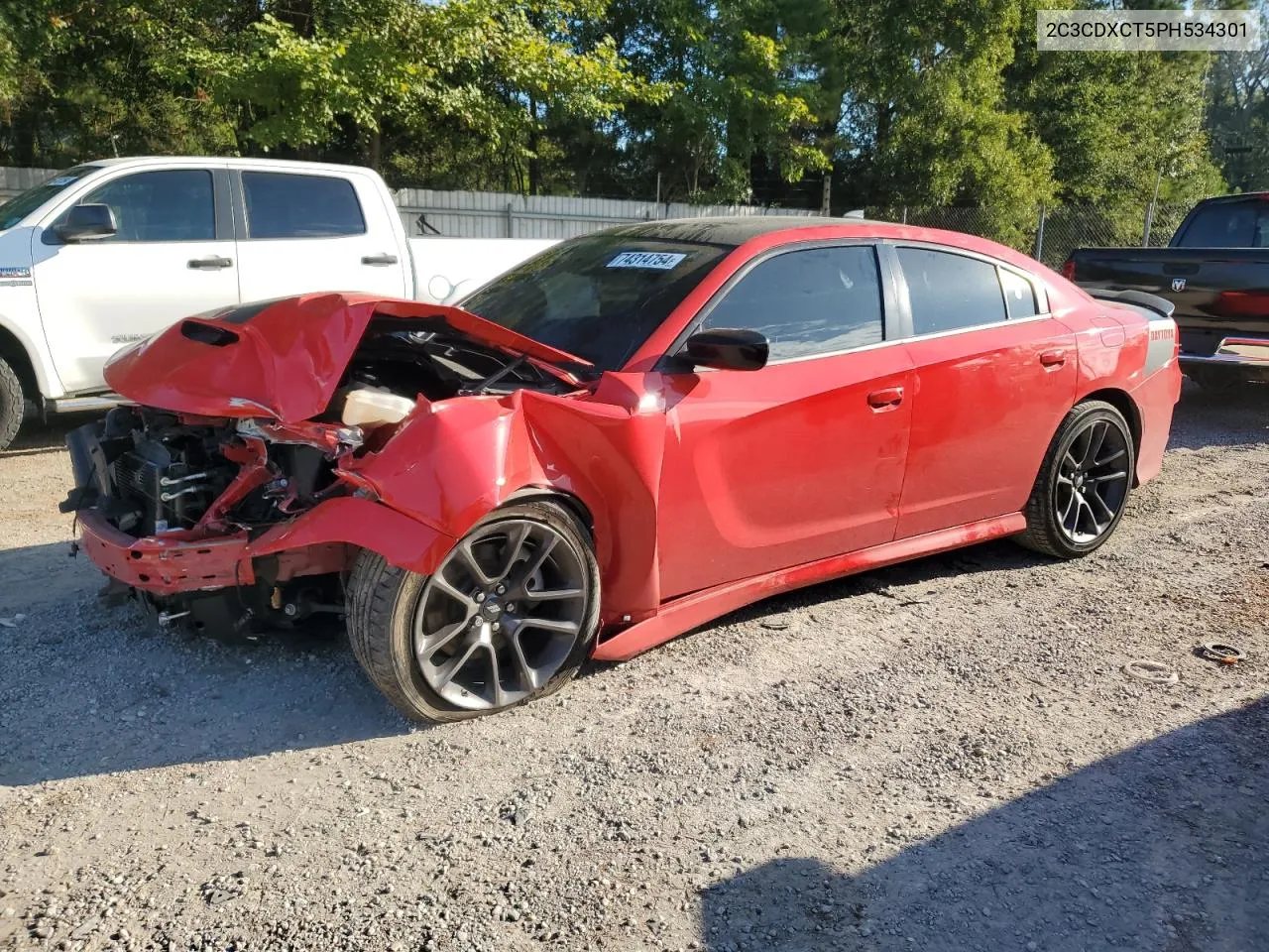 2023 Dodge Charger R/T VIN: 2C3CDXCT5PH534301 Lot: 74314754