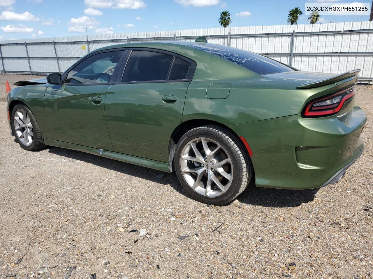 2023 Dodge Charger Gt VIN: 2C3CDXHGXPH651285 Lot: 74591544