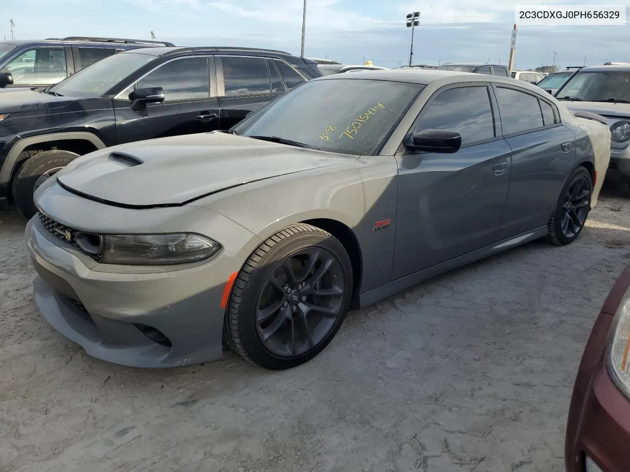 2023 Dodge Charger Scat Pack VIN: 2C3CDXGJ0PH656329 Lot: 75015414