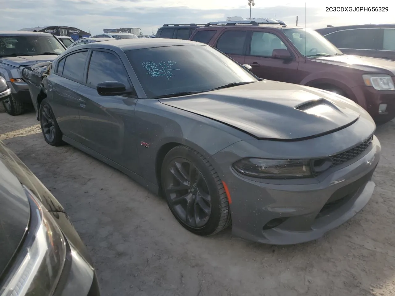 2023 Dodge Charger Scat Pack VIN: 2C3CDXGJ0PH656329 Lot: 75015414