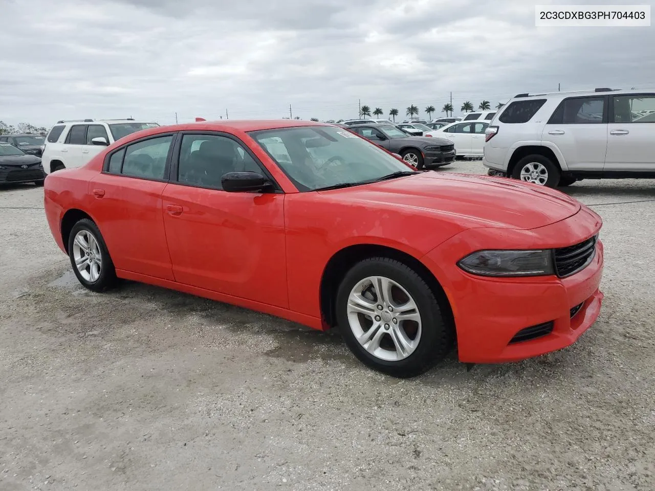 2023 Dodge Charger Sxt VIN: 2C3CDXBG3PH704403 Lot: 75140354