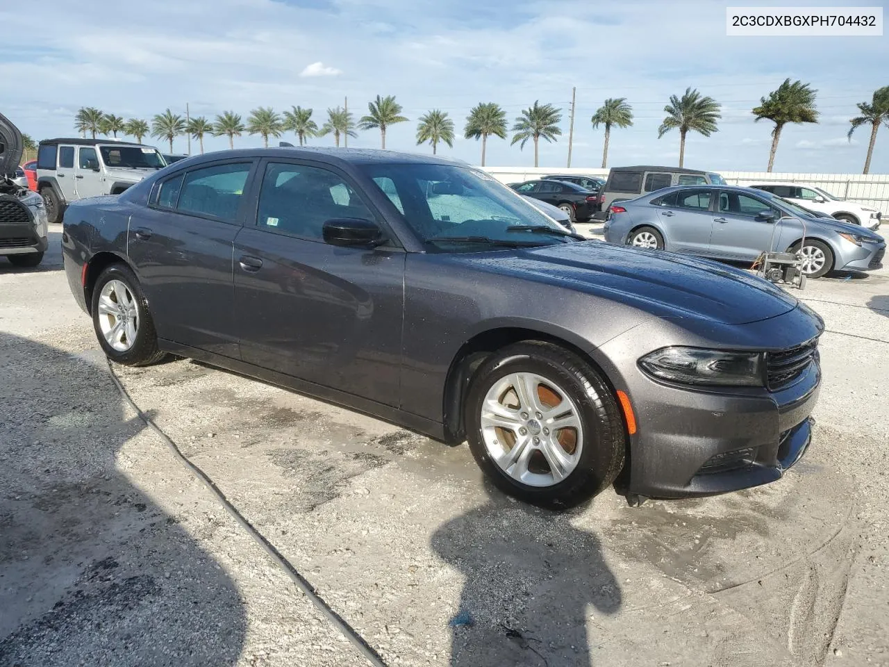 2023 Dodge Charger Sxt VIN: 2C3CDXBGXPH704432 Lot: 75140414