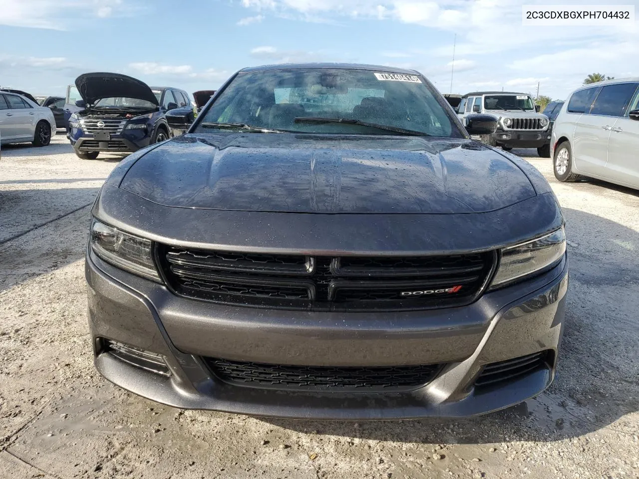 2023 Dodge Charger Sxt VIN: 2C3CDXBGXPH704432 Lot: 75140414