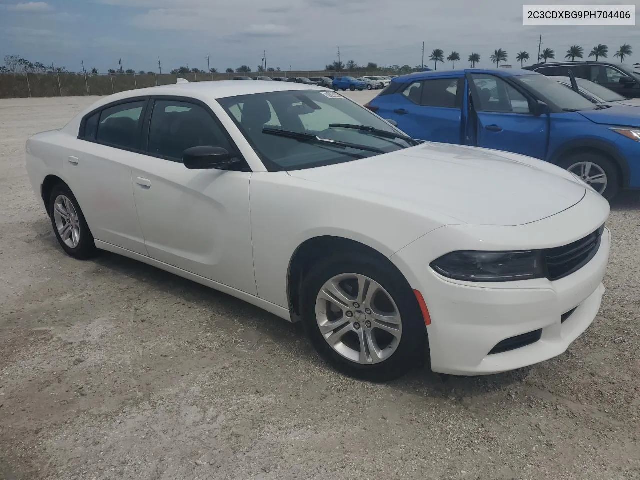 2023 Dodge Charger Sxt VIN: 2C3CDXBG9PH704406 Lot: 75140444