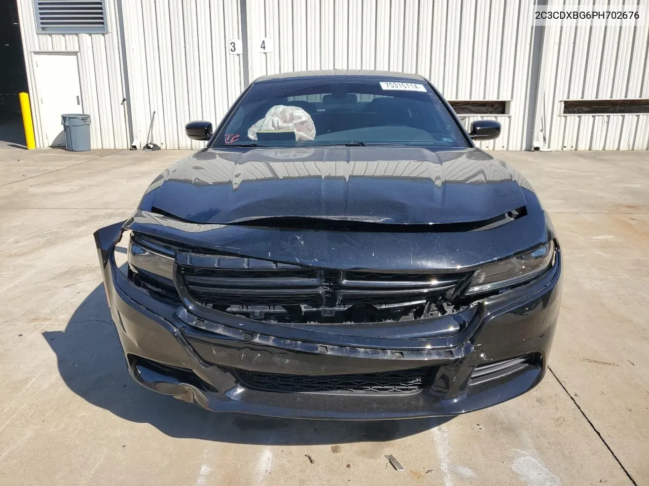 2023 Dodge Charger Sxt VIN: 2C3CDXBG6PH702676 Lot: 75315114