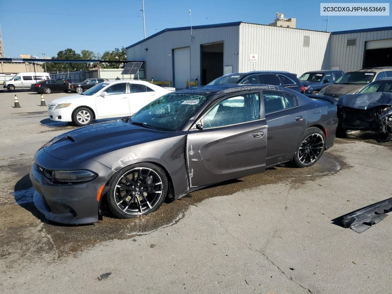 2023 Dodge Charger Scat Pack VIN: 2C3CDXGJ9PH653669 Lot: 75458044