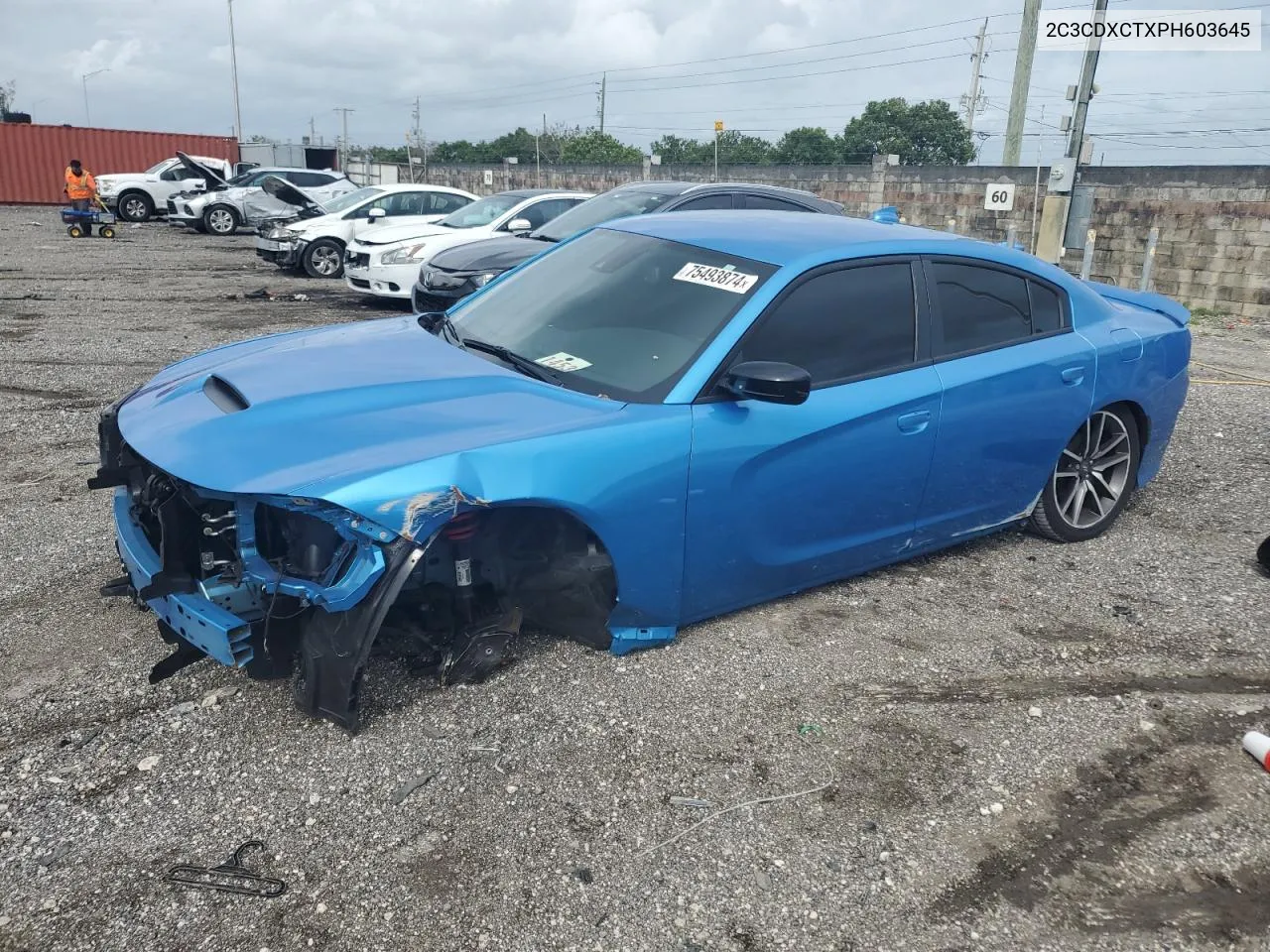 2023 Dodge Charger R/T VIN: 2C3CDXCTXPH603645 Lot: 75493874