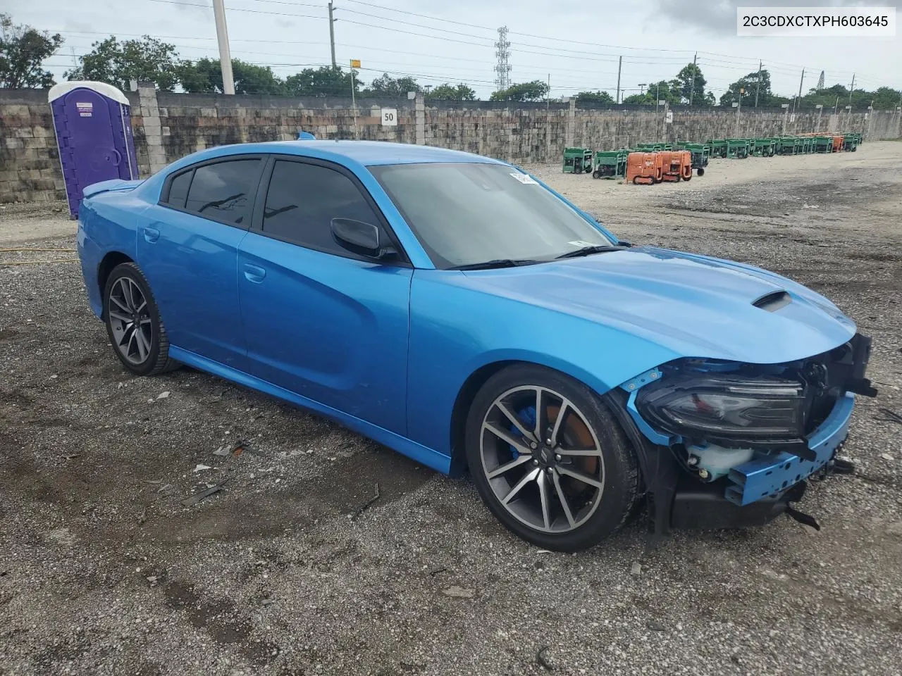 2023 Dodge Charger R/T VIN: 2C3CDXCTXPH603645 Lot: 75493874